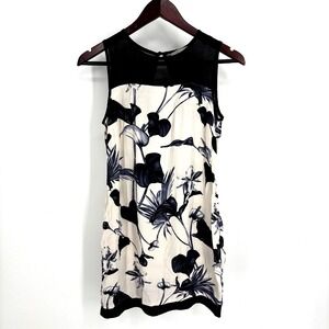 Dorothy Perkins Dress Womens 4 Floral Sleeveless Viscose Old Money Timeless‎
